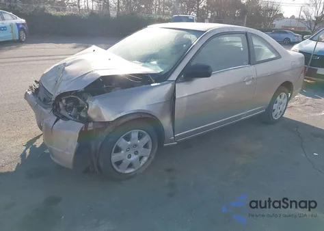 2002 Honda Civic Lx from USA, damaged, VIN 1HGEM22572L020232